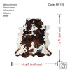 Tricolor Cowhide Rug , Size: Large(L), Code: BN110