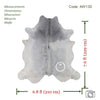 Grey Cowhide Rug , Size: Jumbo(XL), Code: AW130