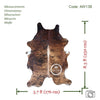 Light Brindle  Cowhide Rug , Size: X-Jumbo(XXL), Code: AW138