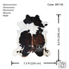 Tricolor Cowhide Rug , Size: X-Jumbo(XXL), Code: BR135