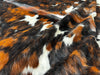 Exotic Tricolor Cowhide Rug , Size: X-Jumbo(XXL), Code: BR110
