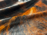 Dark Brindle Cowhide Rug , Size: Jumbo(XL), Code: BR109