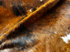 Light Brindle Tricolor Cowhide Rug , Size: Jumbo(XL), Code: AZ16