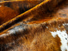 Light Brindle Tricolor Cowhide Rug , Size: Jumbo(XL), Code: AZ16