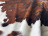 Light Brindle Tricolor Cowhide Rug , Size: Jumbo(XL), Code: BN24