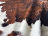 Light Brindle Tricolor Cowhide Rug , Size: Jumbo(XL), Code: BN24