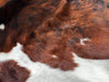 Light Brindle Tricolor Cowhide Rug , Size: Jumbo(XL), Code: BN24