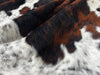 Tricolor Cowhide Rug , Size: Medium(M), Code: BN44