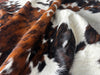 Tricolor Cowhide Rug , Size: Large(L), Code: BN50