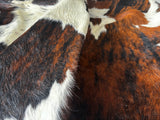 Tricolor Cowhide Rug , Size: X-Jumbo(XXL), Code: BN51