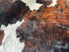 Tricolor Cowhide Rug , Size: X-Jumbo(XXL), Code: BN51