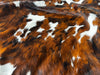 Exotic Tricolor Cowhide Rug , Size: X-Jumbo(XXL), Code: BN55