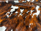 Exotic Tricolor Cowhide Rug , Size: X-Jumbo(XXL), Code: BN55