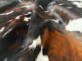 Tricolor Cowhide Rug , Size: Large(L), Code: BN74
