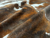 Exotic Tricolor Cowhide Rug , Size: X-Jumbo(XXL), Code: BN79