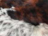 Tricolor Cowhide Rug , Size: Medium(M), Code: BN98