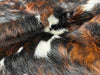 Tricolor Cowhide Rug , Size: Medium(M), Code: BN98