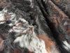 Dark Brindle Tricolor Cowhide Rug , Size: X-Jumbo(XXL), Code: BN115