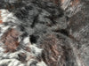 Dark Brindle Tricolor Cowhide Rug , Size: X-Jumbo(XXL), Code: BN115