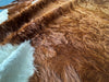 Brown and White Cowhide Rug , Size: Large(L), Code: BR03