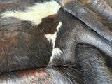 Tricolor Cowhide Rug , Size: Jumbo(XL), Code: BR129