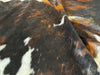 Tricolor Cowhide Rug , Size: X-Jumbo(XXL), Code: BR135