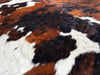 Tricolor Cowhide Rug , Size: Jumbo(XL), Code: BR137