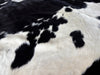 Black and White Cowhide Rug , Size: Large(L), Code: BR138