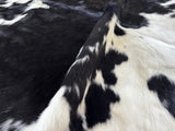 Black and White Cowhide Rug , Size: Large(L), Code: BR138