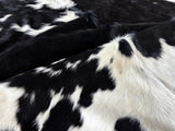 Black and White Cowhide Rug , Size: Large(L), Code: BR138