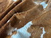 Brown and White Cowhide Rug , Size: Large(L), Code: BR139