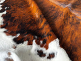 Tricolor Cowhide Rug , Size: X-Jumbo(XXL), Code: BR141