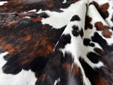 Tricolor Cowhide Rug , Size: X-Jumbo(XXL), Code: BR145