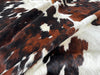 Tricolor Cowhide Rug , Size: Jumbo(XL), Code: BR146