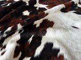 Tricolor Cowhide Rug , Size: Jumbo(XL), Code: BR146