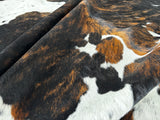 Exotic Tricolor Cowhide Rug , Size: Jumbo(XL), Code: BR151