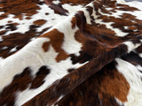 Exotic Tricolor Cowhide Rug , Size: Jumbo(XL), Code: BR153