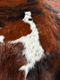 Exotic Tricolor Cowhide Rug , Size: X-Jumbo(XXL), Code: BR154