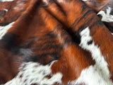 Exotic Tricolor Cowhide Rug , Size: X-Jumbo(XXL), Code: BR154