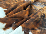Tricolor Cowhide Rug , Size: Jumbo(XL), Code: BR155