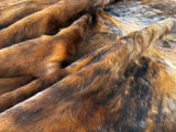 Tricolor Cowhide Rug , Size: Jumbo(XL), Code: BR155