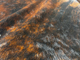 Dark Brindle Tricolor Cowhide Rug , Size: X-Jumbo(XXL), Code: BR161