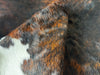 Dark Brindle Tricolor Cowhide Rug , Size: X-Jumbo(XXL), Code: BR161
