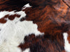 Dark Brindle Tricolor Cowhide Rug , Size: X-Jumbo(XXL), Code: BR162