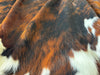 Dark Brindle Tricolor Cowhide Rug , Size: X-Jumbo(XXL), Code: BR162