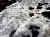 Tricolor Cowhide Rug , Size: X-Jumbo(XXL), Code: BR163