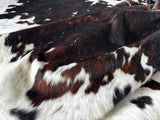 Tricolor Cowhide Rug , Size: X-Jumbo(XXL), Code: BR165