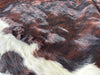 Dark Brindle Tricolor Cowhide Rug , Size: X-Jumbo(XXL), Code: BR169