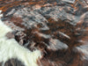 Dark Brindle Tricolor Cowhide Rug , Size: X-Jumbo(XXL), Code: BR169