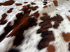 Tricolor Cowhide Rug , Size: Large(L), Code: BR174